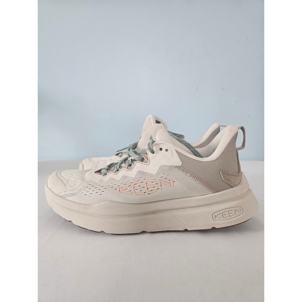 Gorpcore KEEN WK450 Walking Shoes Womens 10 Beige Pink Sage Athletic Sneaker